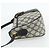 Bolsa de Ombro GUCCI GG Supreme Sherry Line PVC Azul Marinho Ouro 89 02 032 Auth 177813 Dourado - vista 3
