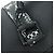 LOUIS VUITTON Borsa Keepall XS Damier Distorted City Nera M80202 LV Auth 177433SM Nero - vista 10