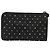 Clutch Jimmy Choo in pelle nera e argento Auth 177536 Nero - vista 2