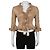 Camicetta Yves Saint Laurent Vintage Beige a Maniche 3/4 Taglia S Usata