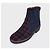Chanel Blue Textile Logo Zip Ankle Boots Size 38.5 pre-owned - view 3