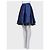 Christian Dior blauer Seidenrock mit Blumenmuster - Sz M (EU 42) gebraucht - Ansicht 2
