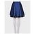 Christian Dior blauer Seidenrock mit Blumenmuster - Sz M (EU 42) gebraucht - Ansicht 3