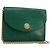 Céline Bolso de Hombro con Cadena CELINE de Cuero Verde Oro Auth 177238A Dorado
