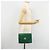 Céline Bolso de Hombro con Cadena CELINE de Cuero Verde Oro Auth 177238A Dorado - vista 24