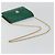 Céline Bolso de Hombro con Cadena CELINE de Cuero Verde Oro Auth 177238A Dorado - vista 7