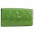 LOUIS VUITTON Vernis Portefeiulle Sarah Wallet Vert Tonic M93635 LV Auth 171237A