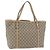Borsa Tote GUCCI GG Supreme in PVC Beige Oro 309613 Auth ka4230