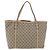 Borsa Tote GUCCI GG Supreme in PVC Beige Oro 309613 Auth ka4230 - vista 13