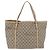 Borsa Tote GUCCI GG Supreme in PVC Beige Oro 309613 Auth ka4230 - vista 2
