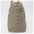 Borsa Tote GUCCI GG Supreme in PVC Beige Oro 309613 Auth ka4230 - vista 4