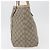 Borsa Tote GUCCI GG Supreme in PVC Beige Oro 309613 Auth ka4230 - vista 6