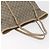 Borsa Tote GUCCI GG Supreme in PVC Beige Oro 309613 Auth ka4230 - vista 8