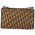 Borsa a tracolla Christian Dior Trotter Canvas Beige Oro Auth 178063 D'oro - vista 2