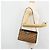 Borsa a tracolla Christian Dior Trotter Canvas Beige Oro Auth 178063 D'oro - vista 20