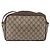 Borsa a Spalla GUCCI GG Supreme PVC Beige Oro Auth 176997 D'oro - vista 2