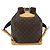 Zaino LOUIS VUITTON Monogram Montsouris GM M51135 LV Auth 177973 Monogramma - vista 2