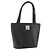 Céline Borsa CELINE in pelle nera argento Auth 178117A Nero