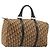 Borsa Boston Christian Dior Trotter Canvas Beige Oro Autentica 176853