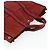 Hermès Borsa Fourre Tout HERMES 2 Set Cotone Rosso Verde Autentica BA12496 - vista 5