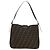 FENDI Zucca Canvas Mamma Baguette Borsa a Spalla Marrone Nero Auth 177772SAV - vista 2