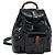 GUCCI Bamboo Rucksack aus Lackleder Navy Silber 005 781 0319 Auth ka4216A