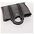 Hermès Borsa Tote HERMES Canvas 4 Set Gray Black Auth ti3899 Marrone Nero - vista 17
