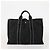 Hermès Borsa Tote HERMES Canvas 4 Set Gray Black Auth ti3899 Marrone Nero - vista 8