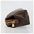 Céline Pochette CELINE Macadam Canvas PVC Pelle Marrone Oro Auth 177896 D'oro - vista 4