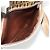 Borsa a Spalla FENDI Zucchino Canvas Beige Oro Auth 177546 D'oro - vista 20