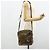 Borsa a Spalla FENDI Zucchino Canvas Beige Oro Auth 177546 D'oro - vista 21