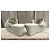 Autre Marque Sandali con zeppa in pelle grigia Calvin Klein Jeans Grigio - vista 6