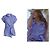 120% Lino Camisa de lino a rayas con nudo drapeado Multicolor - vista 7