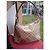 Borsa Gucci in tela monogrammata beige e pelle dorata con ricamo rosa D'oro - vista 2