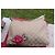 Borsa Gucci in tela monogrammata beige e pelle dorata con ricamo rosa D'oro - vista 9