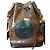 Borsa a secchiello Fendi Mon Tresor monogramma FF Marrone