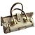 Borsa a mano Barbara Bui in pelle granulata beige