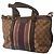 Borsa a mano Gucci GG Canvas e pelle Marrone