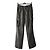 Dolce & Gabbana Pantalone Cargo Nero in Misto Lino