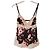 Dolce & Gabbana Top in seta con stampa floreale Marrone Multicolore