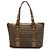 Fendi Zucchino Canvas Tote in Beige