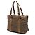 Fendi Zucchino Canvas Tote in Beige - vista 2
