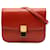 Céline Celine Red Medium Calfskin Classic Box Rosso
