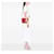 Céline Celine Red Medium Calfskin Classic Box Rosso - vista 6