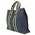 Hermès Hermes Fourre-Tout PM Canvas Tote Bag Olivgrün Marineblau - Ansicht 3