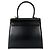 Borsa a mano compatta in pelle Gancini Salvatore Ferragamo Nero - vista 2