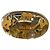 Anello a fascia marrone e oro Louis Vuitton D'oro - vista 3