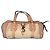 Borsa Chloé Paddington in tela beige e pelle Marrone