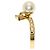 Céline Anel Celine Pearl Diamond em Ouro Amarelo 18K - vista 3