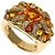 Anello Chanel Sun Motif in zaffiro giallo e diamante D'oro